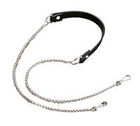 Bandouliere pour Sac Sac à chaîne Lanterne for Femmes 80cm-140cm, Accessoires, Sac de Ceinture avec bandoulière, chaîne de Messager en métal, Bricolage Sangle Sac Bandouliere (Color : Black-Metal sil