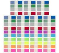 Bangbobi - 1400 Post-it Transparents, Onglets Adhésifs Marque-Page, 10 Couleurs, Repositionnables, Étiquettes Autocollantes pour Annotation Livres, Bureau, Études