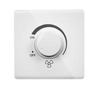 BANGNA 86 Type Réglage du Ventilateur de Plafond Régulateur de Vitesse en continu Interrupteur Mural 220V 10A