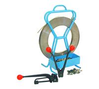 Banholzer & Wenz STIER Set de cerclage portable en bande d'acier, 16 mm Quantité:1