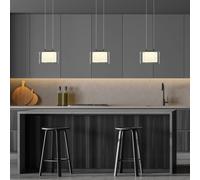 BANKAMP Grand Suspension LED à 3 sources lumineuses, 2216/3-39,