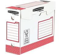 Fellowes 4474102 Fellowes Archivschachtel A4+ B:100mm weiß/rot 20PK