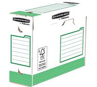 Bankers Box - 4474302 - Boîte D'archives Heavy Duty A4+ 100mm - Vert Pack de 20, L9.5 x H24.4 x L33cm