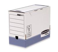 BANKERS BOX - Boite d’Archives System A4 150 Mm - Rangement - Carton Recy lanc Bleu - 10 Unités