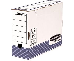 Bankers Box Classeur Format A4 Fastfold - Certification FSC - Mesures internes 26x10x31,50 cm - Mesure du dos 100 mm