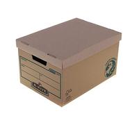 Bankers Box Earth Series Lot de 10 Boîtes archives avec poignées et couvercle | montage manuel | Fait à base de carton recyclé |Naturel |4470701