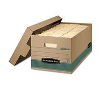 Bankers Box Stor/File 100% Boîtes de rangement Lettre 12-Pack Kraft/Green