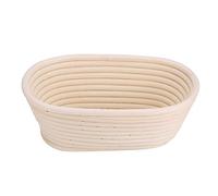 Banneton à Pain Ovale 21cm, Panier Banneton en Rotin pour Pain et Levain