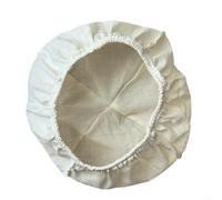 Banneton Doublure de panier à pain pour panier à baneton rond, housse de protection pour pain au levain, doublure en tissu pour lever de la pâte, fournitures de pâtisserie maison (25 x 25 x 8 cm)