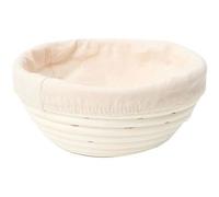 Banneton rond - PATISSE - Rotin naturel - Toile amovible - Ø25 cm