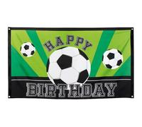 Bannière Ballons De Foot 'happy Birthday Incolore