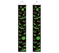 Bannière Décoration Halloween Porte Enseigne lumineuse pour fête | Bannière Décoration Halloween Porte Entrée Pour Photographie Maison Hantée Appartement Villa Campagne Ferme Garage