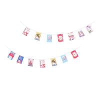 Bannière Décorative Suspendue Japonaise, Motif Chat Amulette | Guirlande en Polyester aux Couleurs Vives, pour Entrée, Porte, Fenêtre, Vitrine, Fête et Restaurant