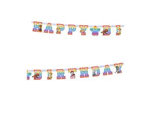 Bannière - Paw Patrol - 2022 - Joyeux Anniversaire - Multicolore - 180x15 cm