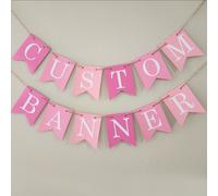 Bannière personnalisée sur mesure, concevez votre propre bannière pour fête d'anniversaire, mariage, 1 pièce, cadeau moderne, élégant et unique pour lui, elle, anniversaires, Saint-Valentin, fête des 