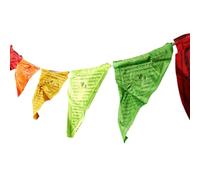 Bannière triangulaire - Décoration traditionnelle multicolore de 50 cm | 25 pièces de bannière triangulaire pour l'extérieur | Fanions festifs résistants aux intempéries pour rassemblement