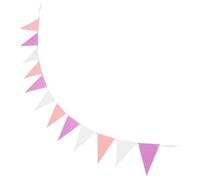 Bannière Triangulaire en Papier, Guirlande de Fanions pour Fête, Décor | Style Simple, à Suspendre Facilement, Finition Soignée, Chambre et Lits