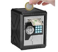 Banque d'argent électronique, boîte d'économie d'argent avec mot de passe, Boîte de machine d’épargne, Tirelires sécurisées, pour économiser des pièces de monnaie en espèces pour garçons et fil