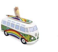 Banque d'argent Transporter avec planche de surf (1:18) - Peace VW Collection Volkswagen T1 Bus