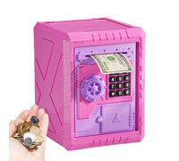 Banque de pièces électronique, banque d'argent électronique | Banque d'épargne à pièces | Tirelires sécurisées, jouets pour économiser des de monnaie en espèces pour garçons et filles, verrouil