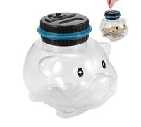 Banque de pièces électronique, banque de comptage de pièces numérique - Stockage automatique du compteur de,Banque de stockage de de monnaie numérique en forme d'animal avec comptage, ba