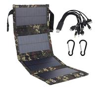 Banque d'énergie solaire, panneau solaire, portable en silicium monocristallin USB livré avec 2 crochets à clip, VR de voiture pliable pour téléphone portable