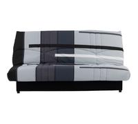 Banquette clic-clac - 3 places - Piste Gris - 190 x 90 x 92 cm - PIXIE