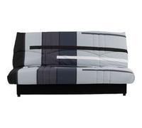 Banquette clic-clac - 3 places - Piste Gris - 190 x 90 x 92 cm - PIXIE