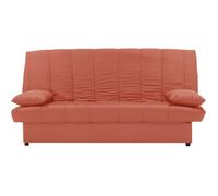 Mila Professional Banquette clic-clac 3 places MILA Tissu 100% coton Terracotta L 190 x P92 cm