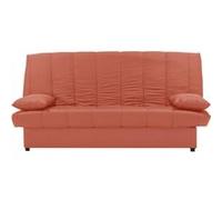 Mila Professional Banquette clic-clac 3 places MILA Tissu 100% coton Terracotta L 190 x P92 cm