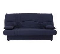 Banquette clic clac 3 places Tissu foncé Style Contemporain L 190 P 92 cm DREAM B