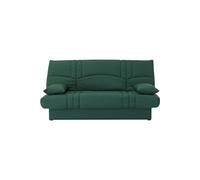 Banquette clic clac 3 places - tissu Vert foret - Style contemporain - L 190 x P 92 cm - DREAM