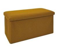 Banquette coffre pliable Atome jaune 76 cm Jaune