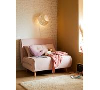 Banquette convertible 1 place vieux rose TU