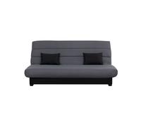 Banquette convertible Clic clac OLIVIA - RELAXIMA - Couchage 130 x 190, rangement intégré, pearl gris