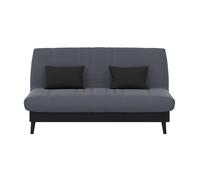Banquette convertible Elios clic clac, couchage 130 x 190 avec rangement intégré + 2 coussins OFFERTS, Pearl Gris