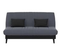 Banquette convertible Elios clic clac, couchage 130 x 190 avec rangement intégré + 2 coussins OFFERTS, Pearl Gris