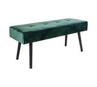Banquette en Velours Vert - Design scandinave - Banc de Salon Skiby - House Nordic