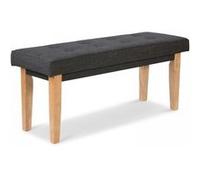 Banquette latérale en tissu Gris foncé 103 cm