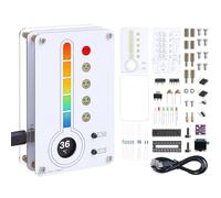 BANRIA Kit électronique à faire soi-même, compteur de température et d'humidité avec indication LED d'expression ℃/℉, thermo-hygromètre pour l'école, l'éducation, la chambre, l'intérieur