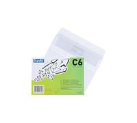 Bantex Lot de 25 enveloppes autocollantes - Format C6 (114 x 162 mm) - Blanches