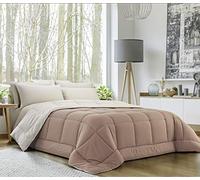 Banzaii Maxi Couette Chaude et colorée en Microfibre Anti-acariens Crème/Beige 220x260 cm