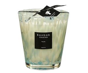 Baobab MAX16PB Pearls Sapphire Bougie en Cire 16 x 10 x 16 cm, Bleu