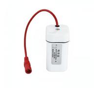 Baoblaze 2 Pièces Capteur D'Urinoir Boîtier D'Alimentation Pack Piles 4 Aa Sortie 6v Compatibilité Universelle Protection Contre L'Humidité En Plastique Adapté, 6 pièces