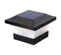 Baoblaze Applique Solaire Lampe LED Extérieure Décoration de Clôture Éclairage de Terrasse Portable Énergie Solaire Installation Simple Conception Étanche IP65, Lumière Chaude 3000K