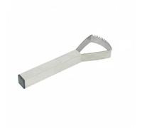 Baoblaze Binette de Désherbage Pelle Houe Grattoir Acier Inoxydable Épais avec Tête Triangulaire Tranchante et Bord Dentelé Manche Carré Ergonomique Adaptée au Potager Massifs Allées , S