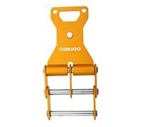 Baoblaze Boucle à Détachement Rapide Connecteur Universel Ceinture à Outils Aluminium Fixation Instantanée Support Pochette Outil Sécurité Renforcée Installati, Jaune