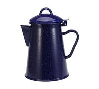 Baoblaze Bouilloire Kettle Théière Verseuse Émail Grande Capacité Poignée Confortable Versement Précis Convient Bureau Maison Extérieur Café, 1,8 L