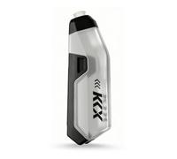 Baoblaze Bouteille de Vélo Aérodynamique Bouteille d'eau de Cyclisme Gourde Sport Bouchon Anti-poussière Forme Aéro Transport Facile Adaptée au Trajet, Blanc Transparent