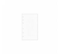 Baoblaze Carnet à Feuilles Mobiles Recharge Cahier Cahier Multifonction Papier Fluide Anti Bavage Trous Standard pour Dossiers à Anneaux Adapté aux Cours, Blanc, A6 À Pois